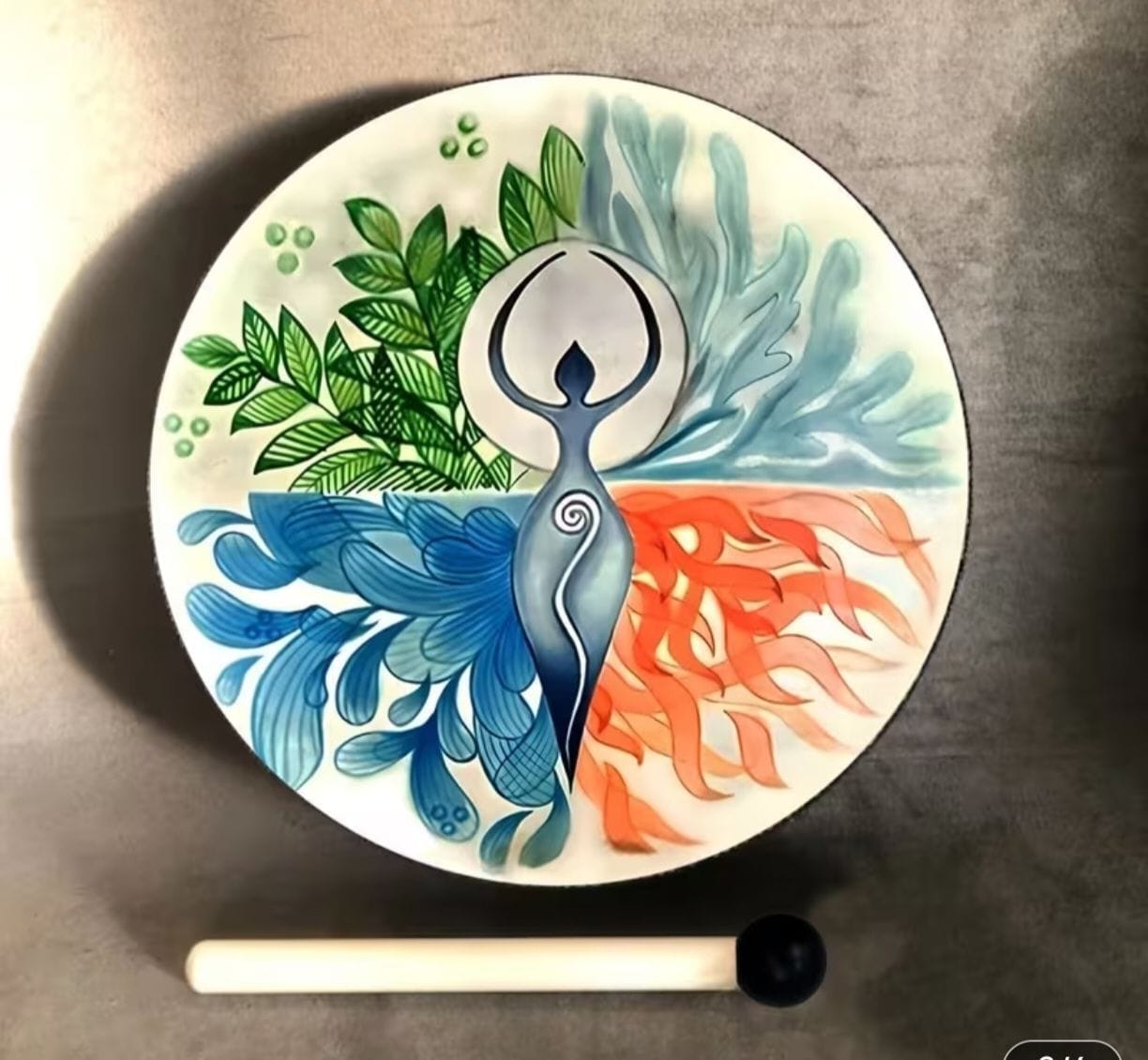 Tambor ceremonial — imagen 3